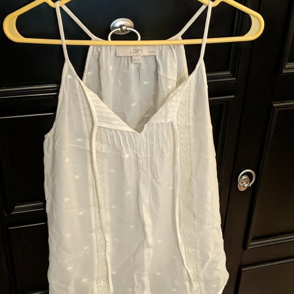 Loft sleeveless blouse